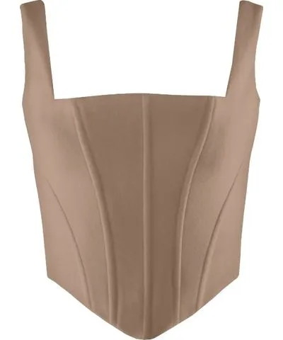 Vestiaire D'un Oiseau Libre Women's Neutrals Beige Cashmere Corset