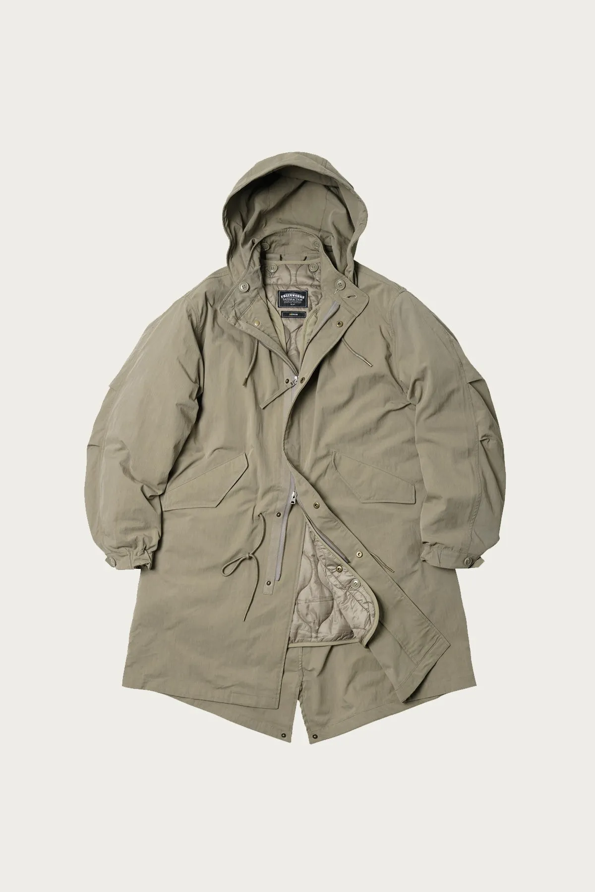 Vincent M1965 Fishtail Parka - Khaki Beige