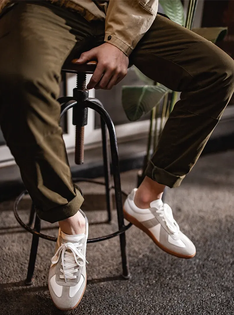 Vintage Style Military Sneakers