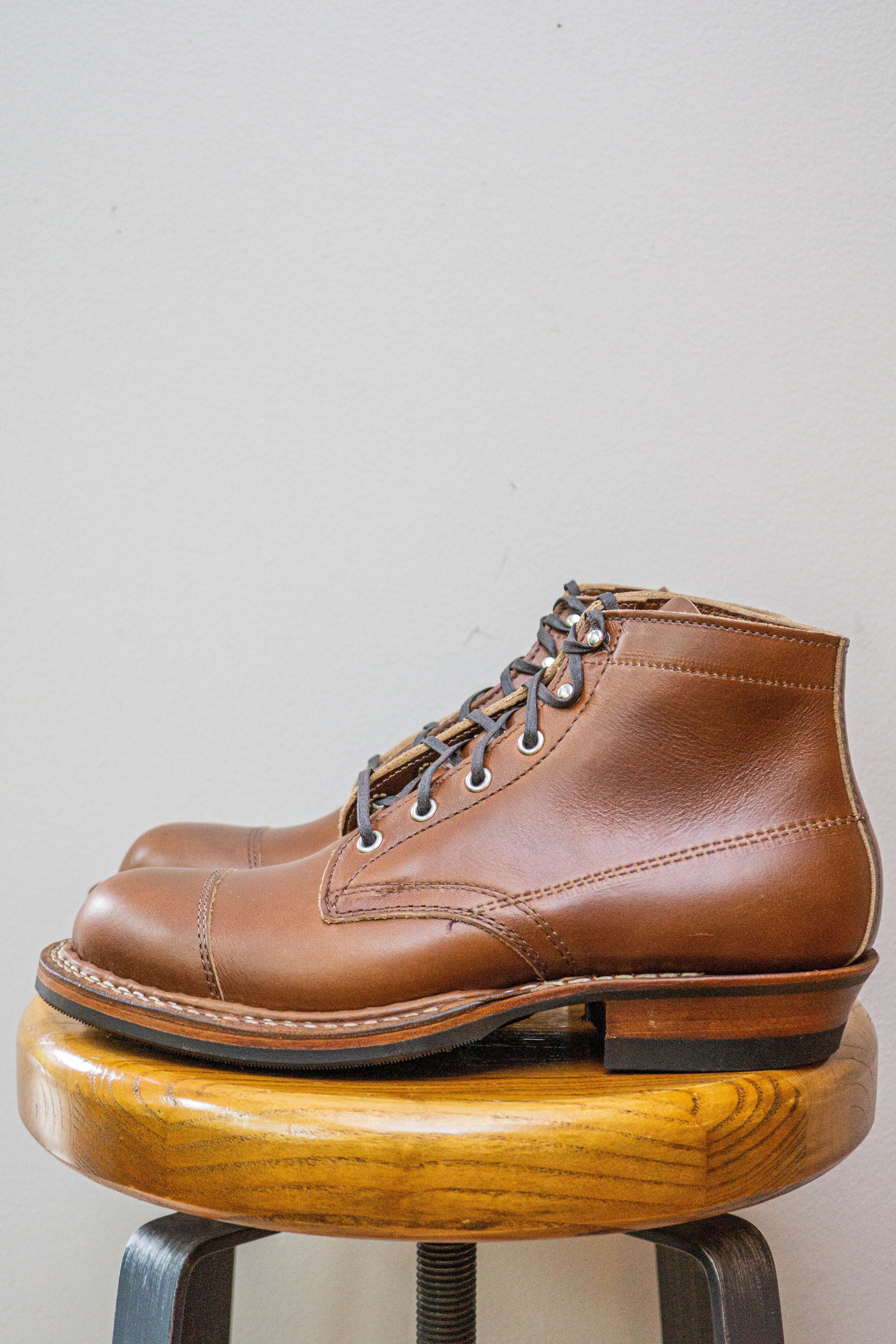 White's Boots x Franklin & Poe Semi-Dress - British Tan Cap Toe