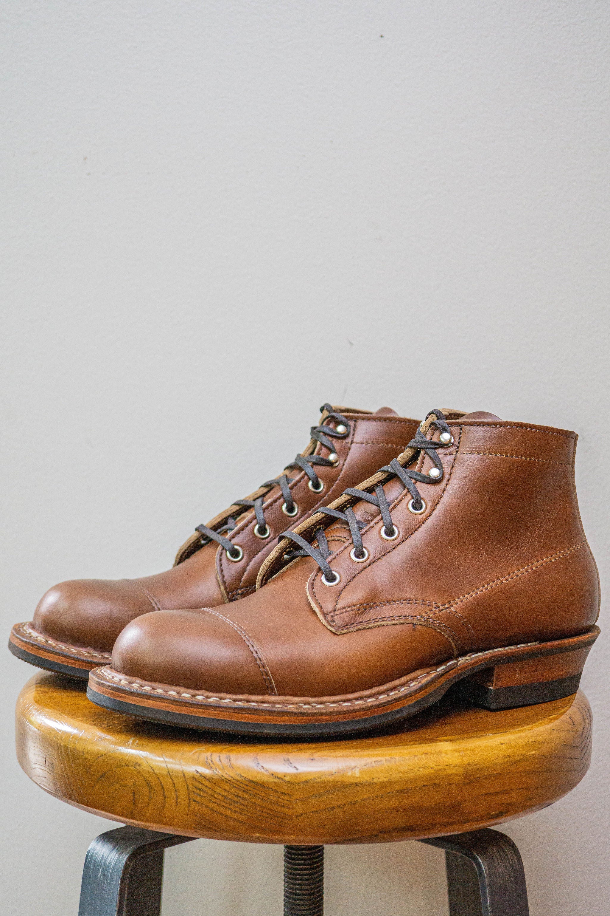 White's Boots x Franklin & Poe Semi-Dress - British Tan Cap Toe