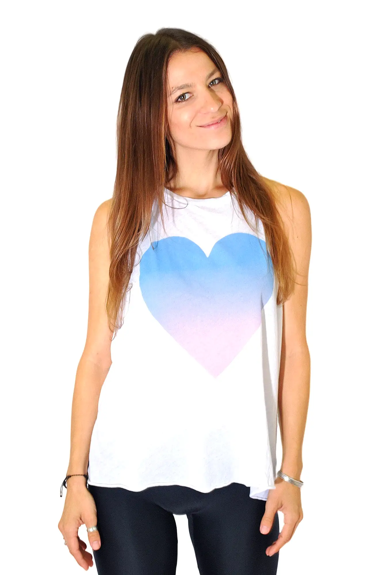 Wildfox Heart Twisted Tunic Tank