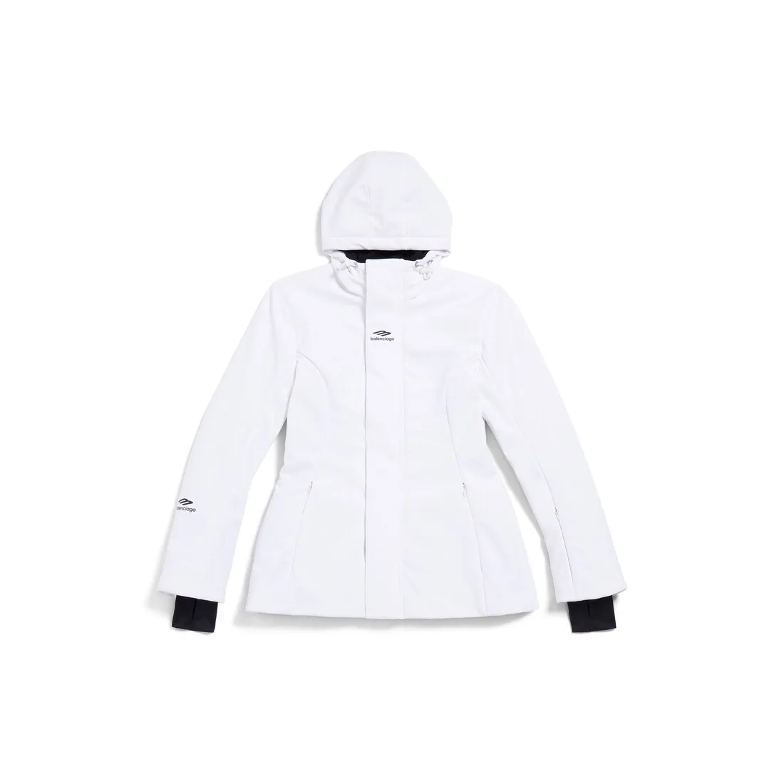      Women's 3b Sports Icon Ski Hourglass Parka in White 