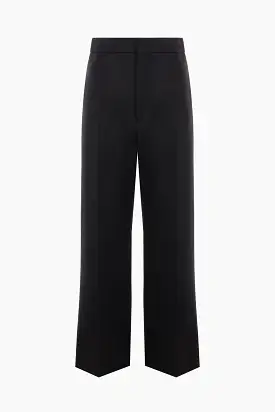 wool straight-leg pants