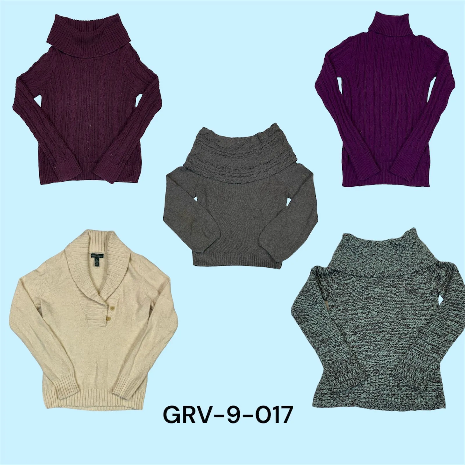 Y2k branded Cable Knit Sweater-Traditional Design(grv-9-017)